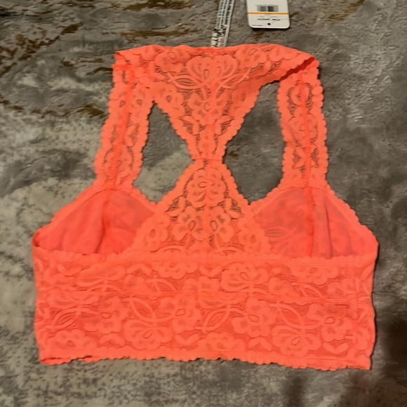 NWT Free People Neon Orange Bralette - Picture 3 of 4
